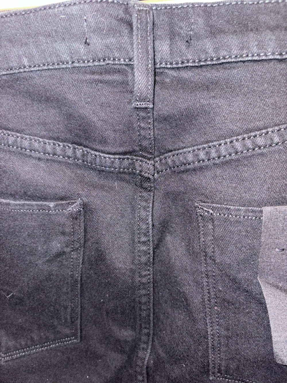 Hudson Lulu Black Denim Mini Skirt Studded Side Detail Size 28 NWT - Picture 7 of 13